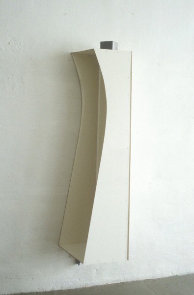 BioFERFORMANCE + VITAL PERFECTION on top. 1993 whitechapel opening studos london 1993 MATERIALS: white pvc + plywood + on top (vital perfection piece) stainless steal with etching. &amp;nbsp; &amp;nbsp;